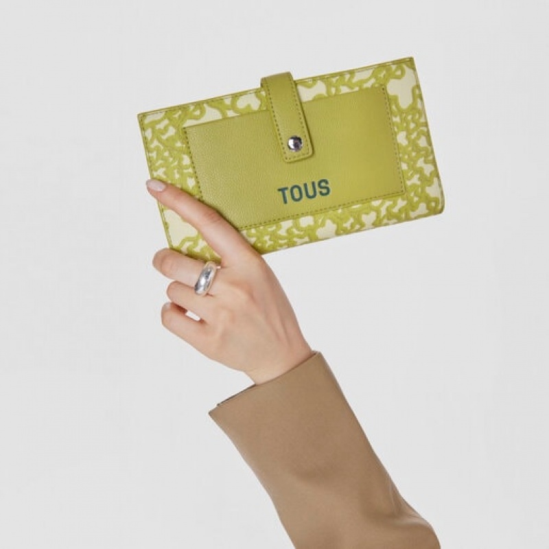 Tous Kaos Mini Evolution Pocket Geldbörse Hellgrün | Österreich-XJUWRQ985