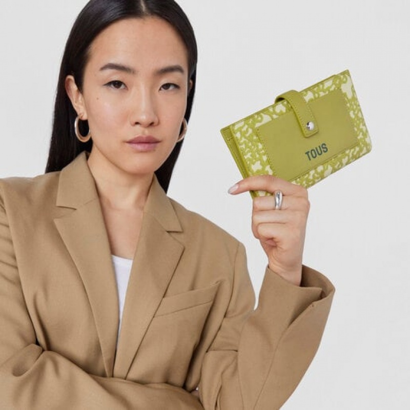 Tous Kaos Mini Evolution Pocket Geldbörse Hellgrün | Österreich-XJUWRQ985