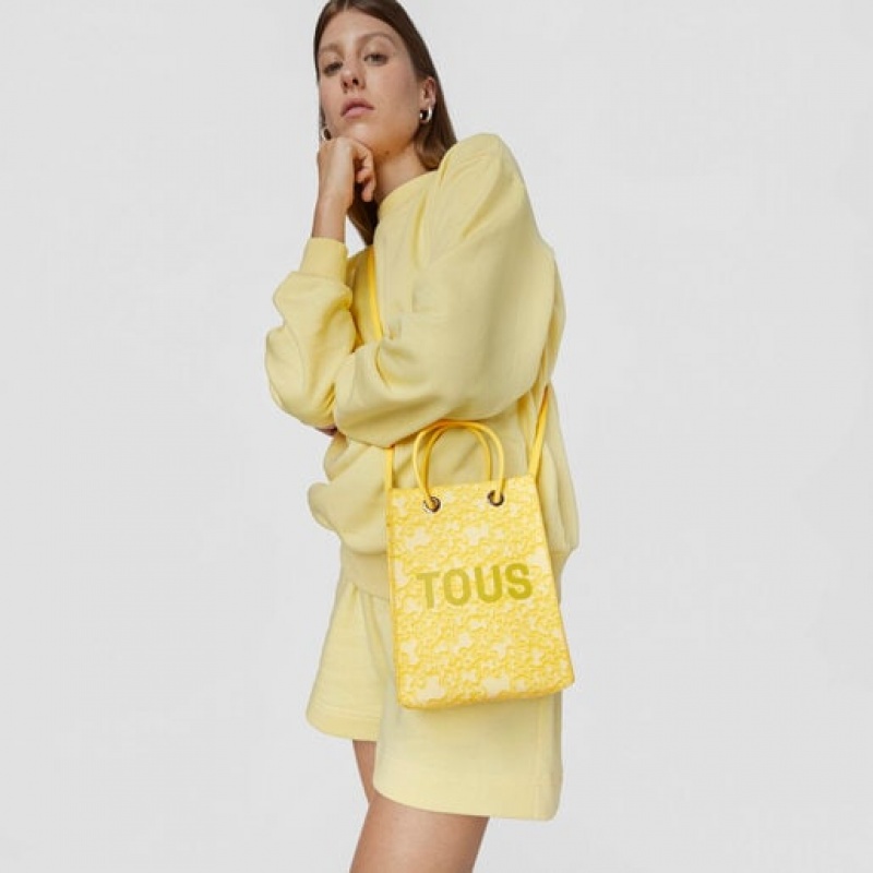 Tous Kaos Mini Evolution Pop Mini Handtasche Gelb | Österreich-LAMCYJ349