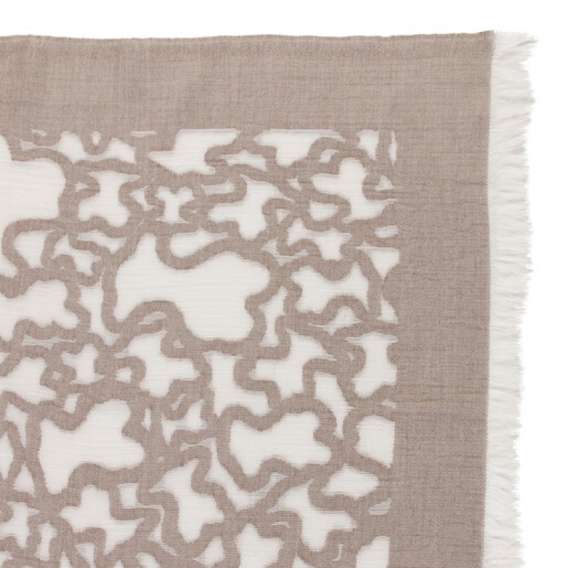 Tous Kaos Schal Taupe | Österreich-QDUEMR362