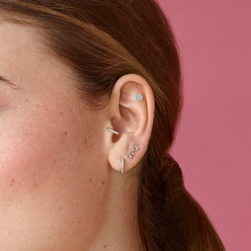 Tous Kurzes Les Classiques With Diamonds Ohrringe Rosa Gold | Österreich-UGVCSK237