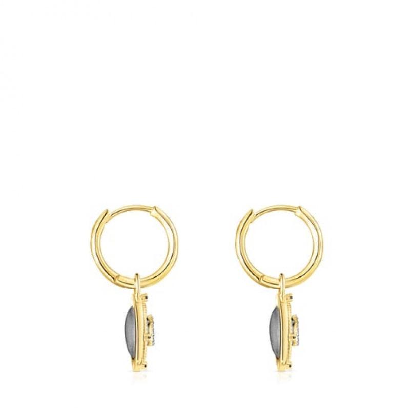 Tous Kurzes Magic Nature With Diamonds Ohrringe Gold | Österreich-QGDHCV865