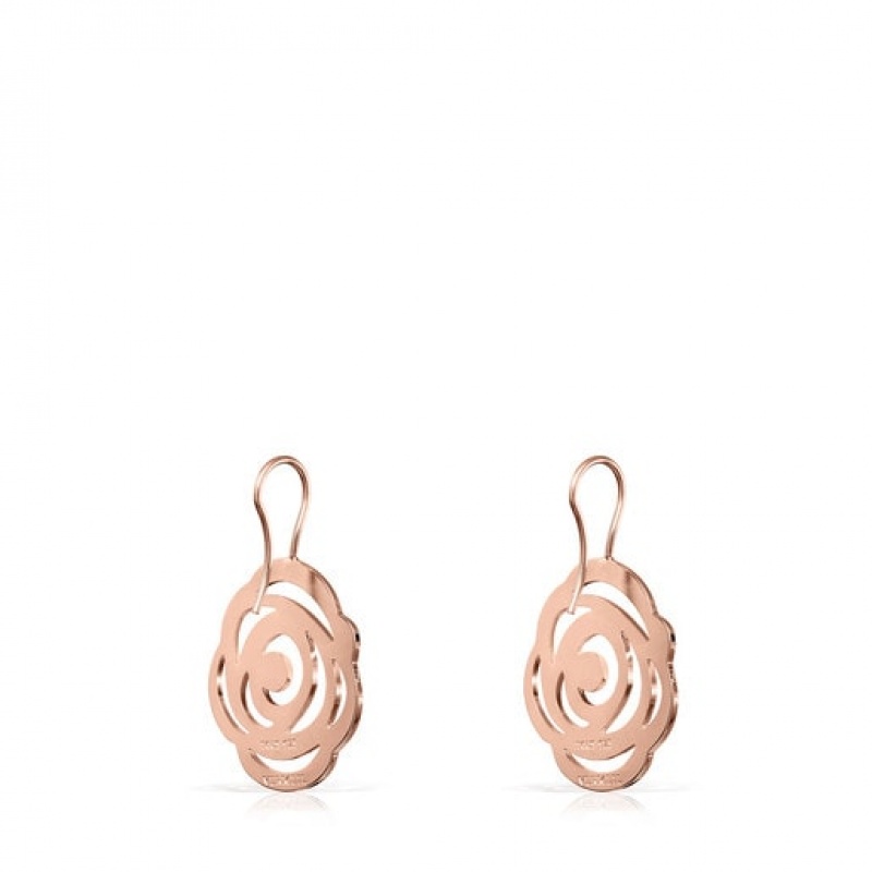 Tous Kurzes Rosa De Abril Ohrringe Rosa Gold | Österreich-OADSCZ408