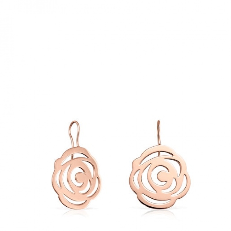 Tous Kurzes Rosa De Abril Ohrringe Rosa Gold | Österreich-OADSCZ408