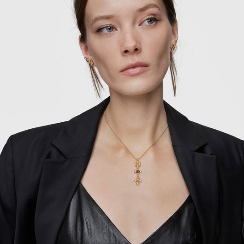 Tous Kurzes With Gemstones Sugar Party Halskette Gold | Österreich-UMQZXD820