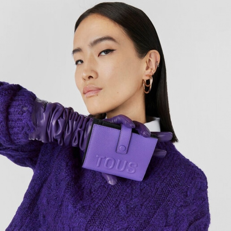 Tous La Rue Pocket Card Geldbörse Lilac | Österreich-NQZJDB692