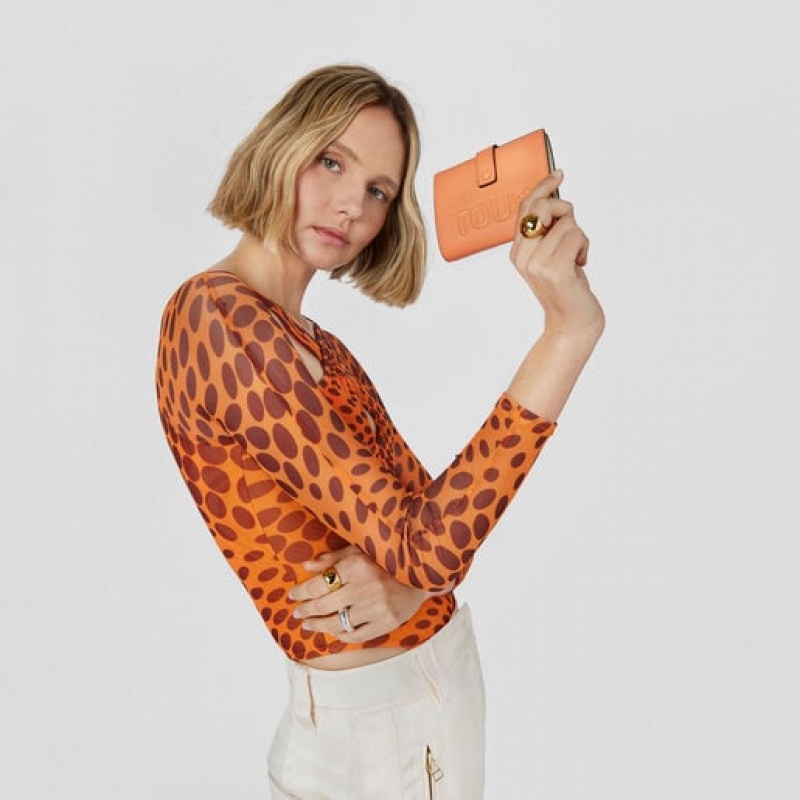 Tous La Rue Pocket Card Geldbörse Orange | Österreich-ALKCBR758