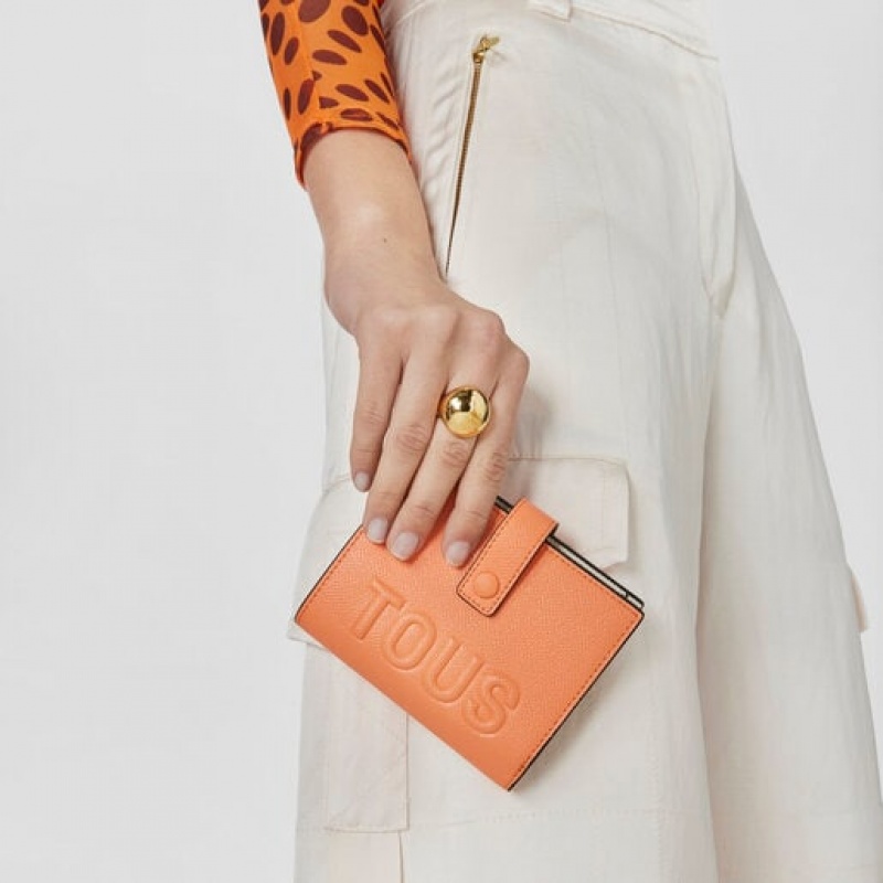 Tous La Rue Pocket Card Geldbörse Orange | Österreich-ALKCBR758