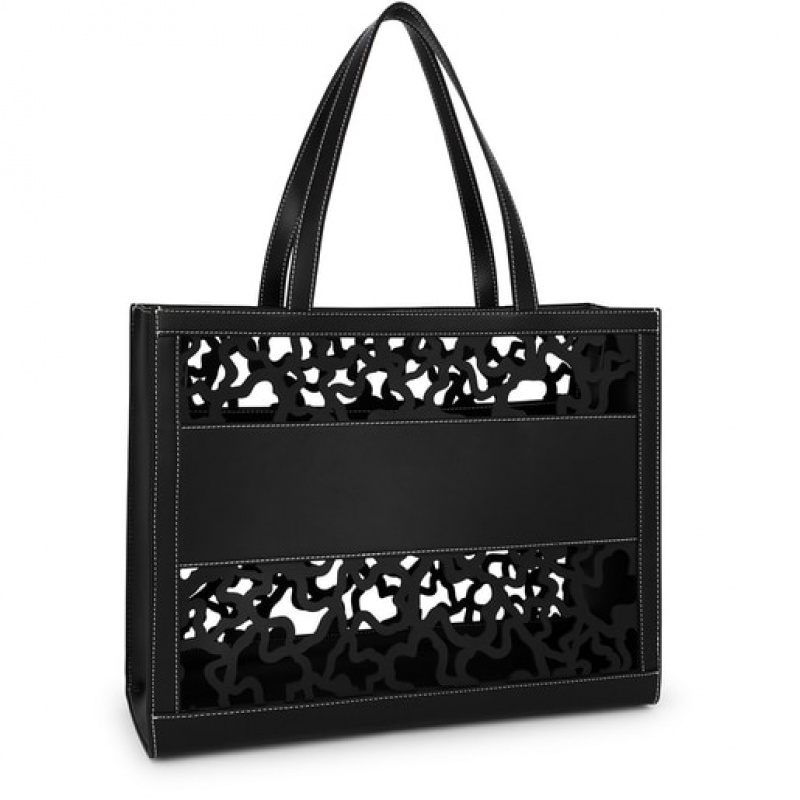 Tous Large Amaya Kaos Shock Handtasche Schwarz | Österreich-FHGKCU786