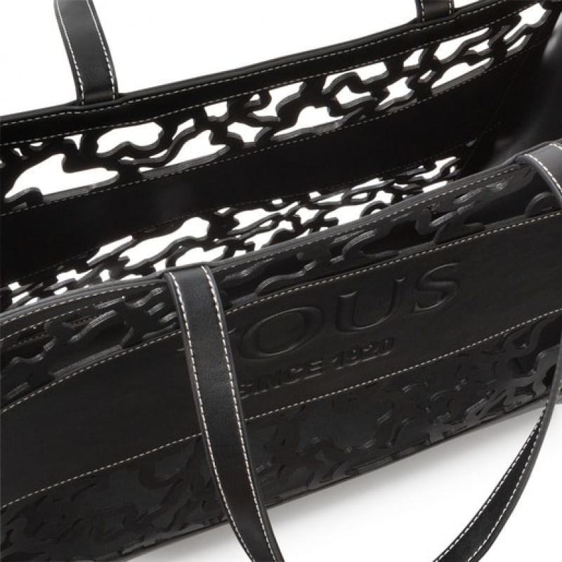 Tous Large Amaya Kaos Shock Handtasche Schwarz | Österreich-FHGKCU786