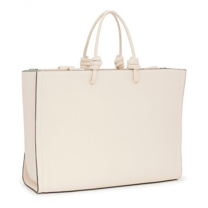 Tous Large Amaya La Rue New Handtasche Beige | Österreich-BHEYSI435