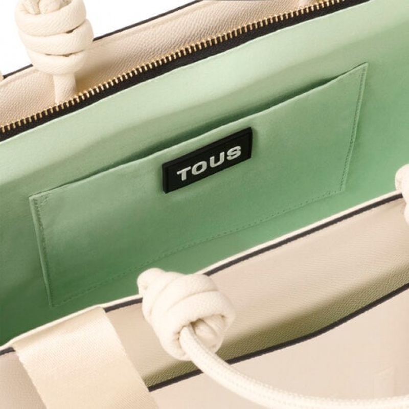 Tous Large Amaya La Rue New Handtasche Beige | Österreich-BHEYSI435