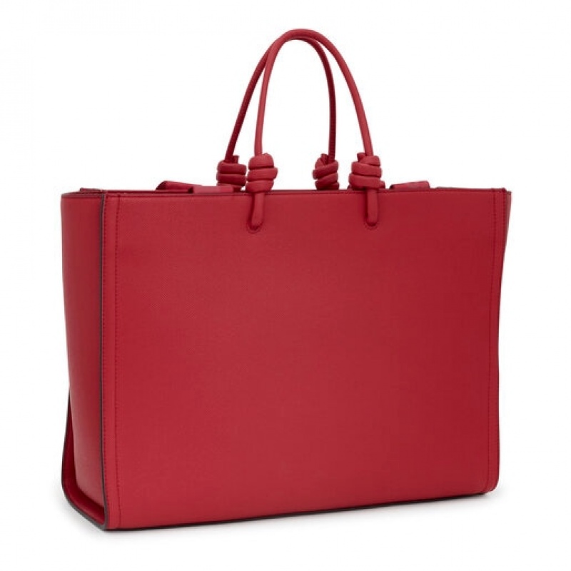 Tous Large Amaya La Rue New Handtasche Rot | Österreich-WFXPJM279