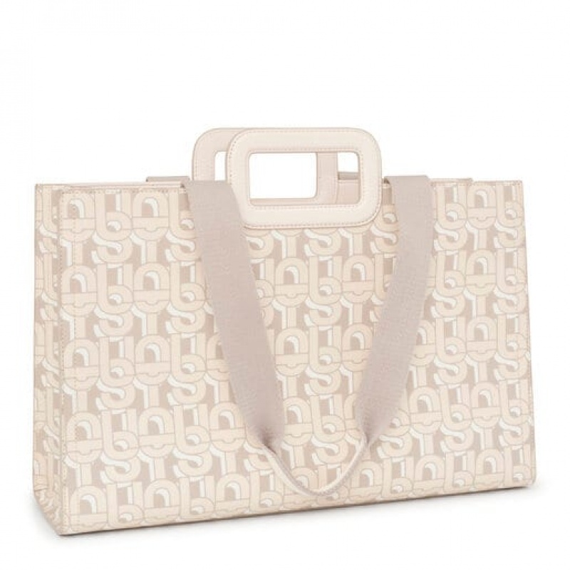 Tous Large Amaya Manifesto Handtasche Beige | Österreich-GSDPLJ190
