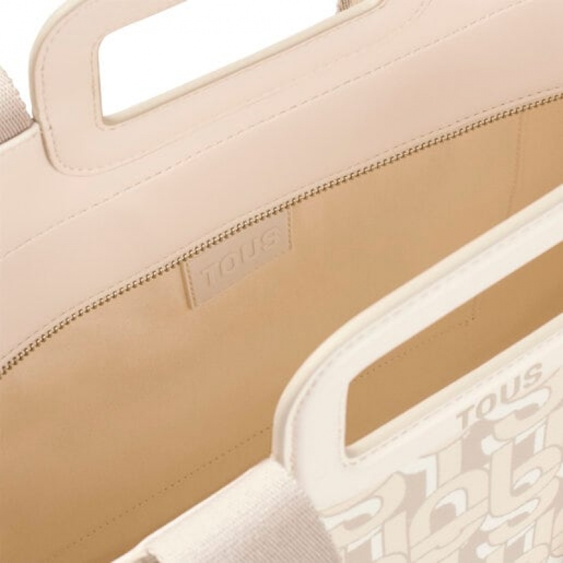 Tous Large Amaya Manifesto Handtasche Beige | Österreich-GSDPLJ190