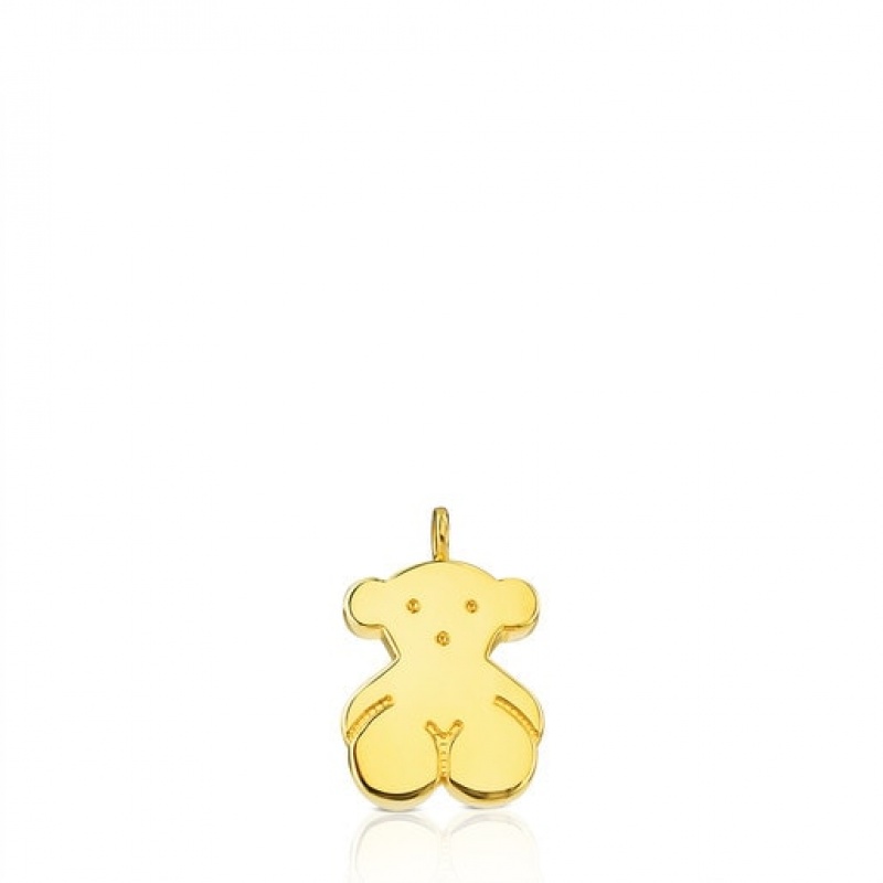 Tous Large Bear Motif Sweet Dolls Anhänger Gold | Österreich-EWQSYP918