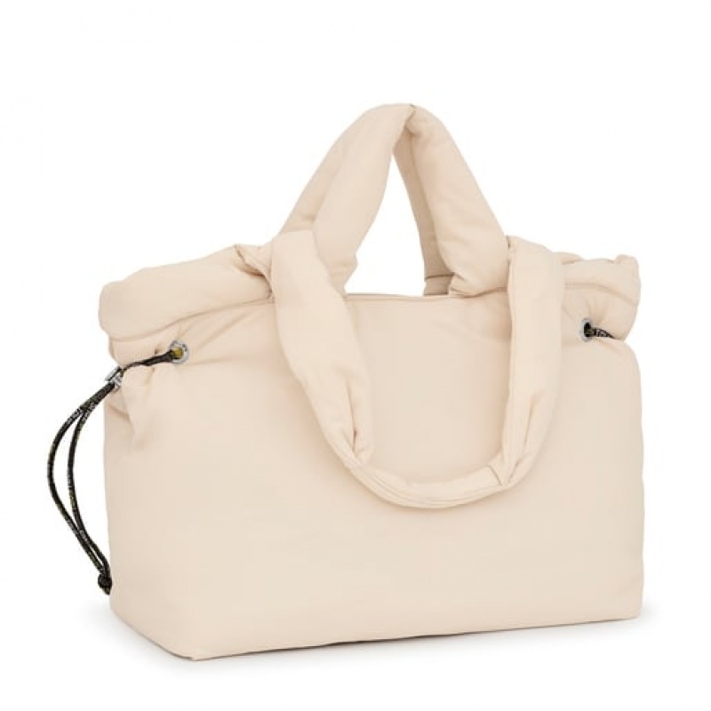 Tous Large Carol Soft Tragetasche Beige | Österreich-IGPVZW291
