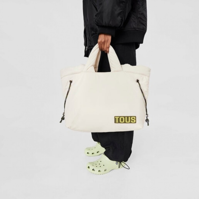 Tous Large Carol Soft Tragetasche Beige | Österreich-IGPVZW291