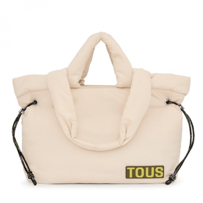 Tous Large Carol Soft Tragetasche Beige | Österreich-IGPVZW291