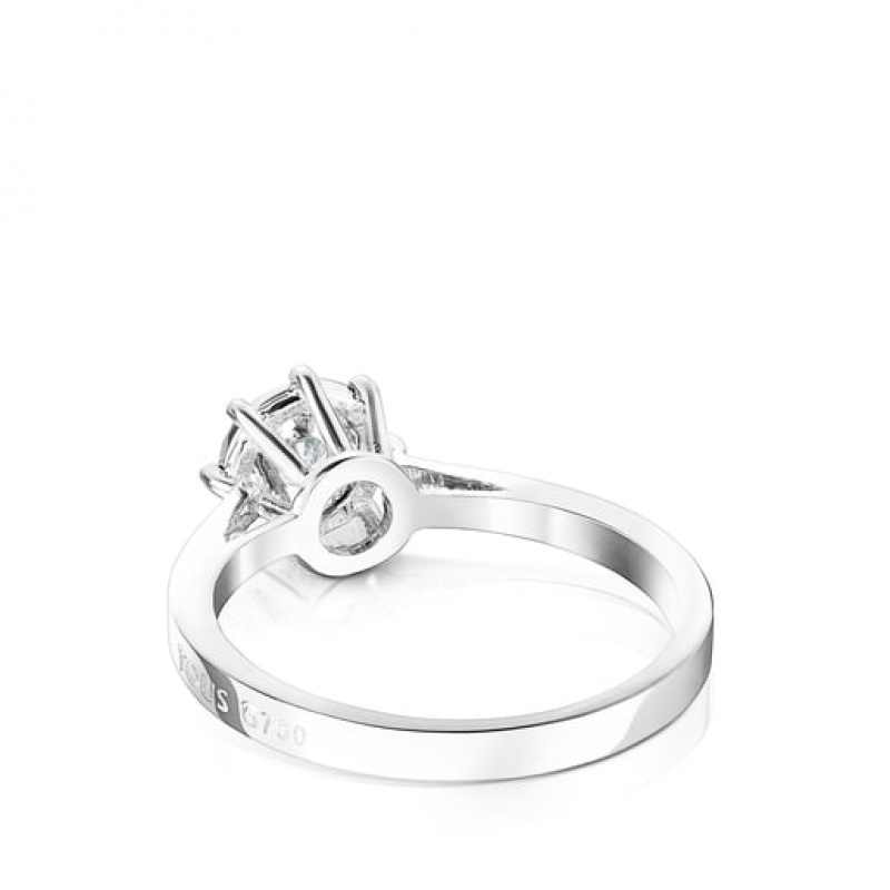 Tous Large Diamond Rosette Les Classiques Ring Silber | Österreich-TJGORZ293