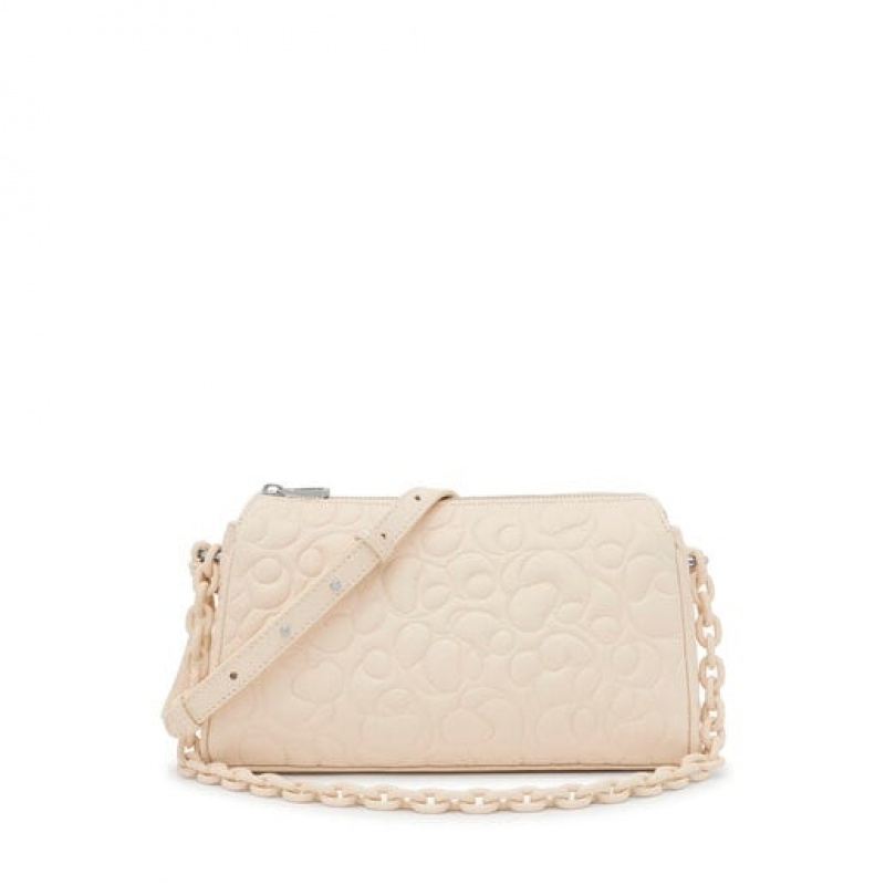 Tous Large Greta Umhängetasche Beige | Österreich-TMONKA691
