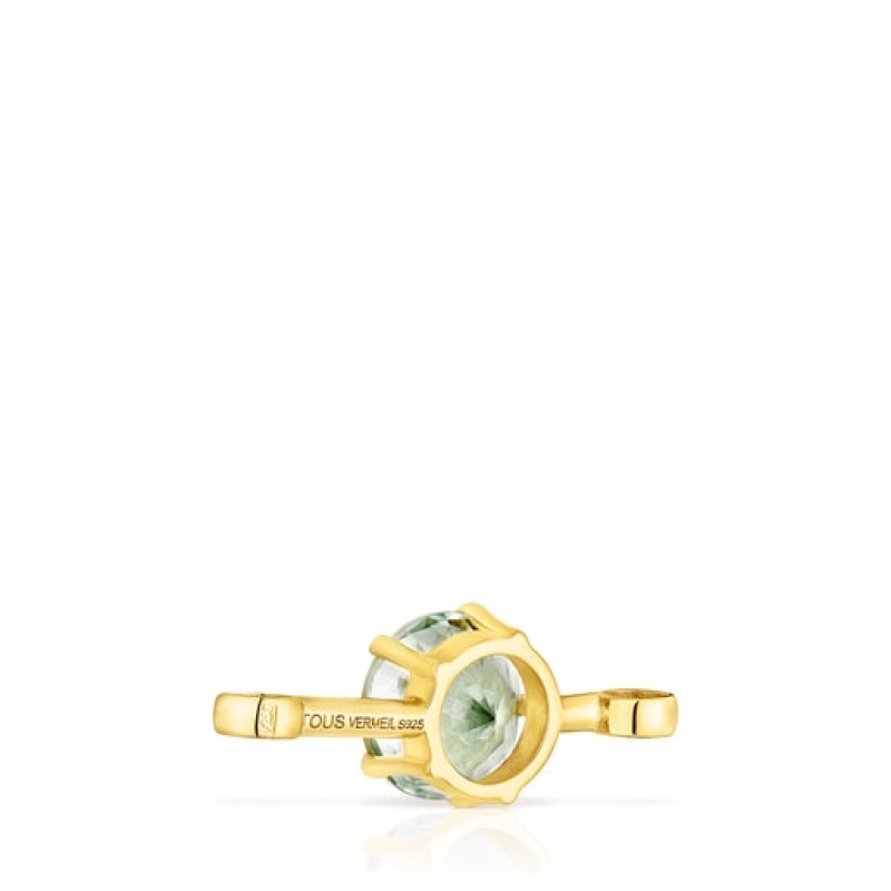 Tous Large Hold With Prasiolite Anhänger Gold | Österreich-NOJLDG463