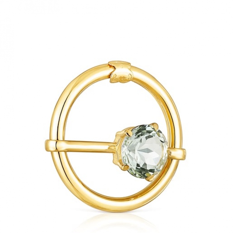 Tous Large Hold With Prasiolite Anhänger Gold | Österreich-NOJLDG463