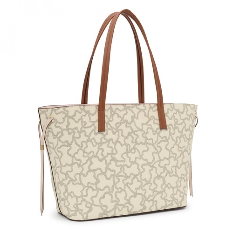 Tous Large Kaos Icon Tragetasche Beige | Österreich-IJVZTA158
