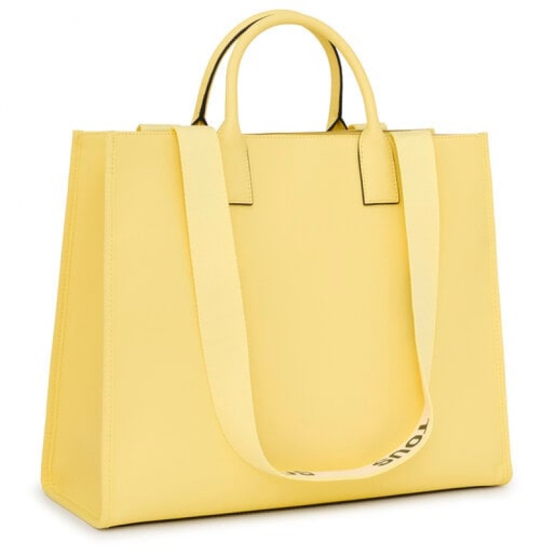 Tous Large La Rue Amaya Handtasche Gelb | Österreich-UVYNSX487