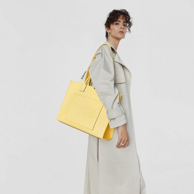 Tous Large La Rue Amaya Handtasche Gelb | Österreich-UVYNSX487