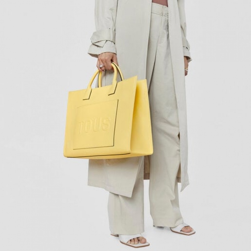Tous Large La Rue Amaya Handtasche Gelb | Österreich-UVYNSX487