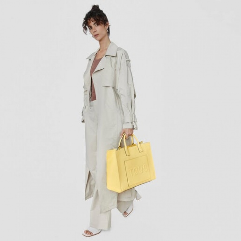 Tous Large La Rue Amaya Handtasche Gelb | Österreich-UVYNSX487