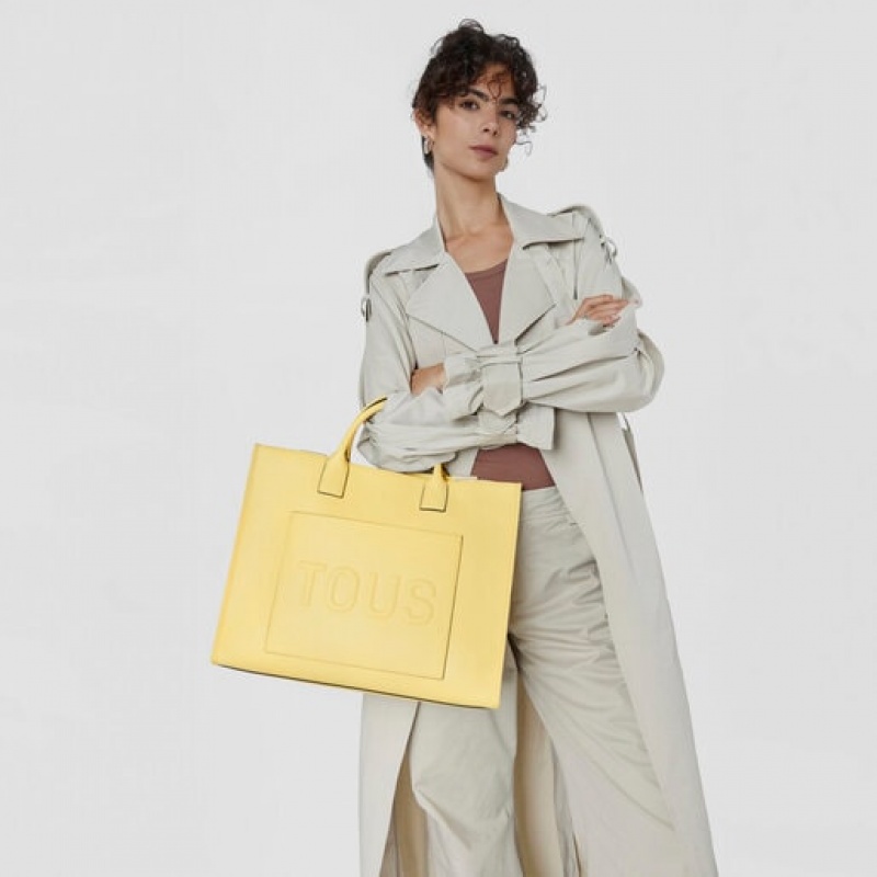 Tous Large La Rue Amaya Handtasche Gelb | Österreich-UVYNSX487
