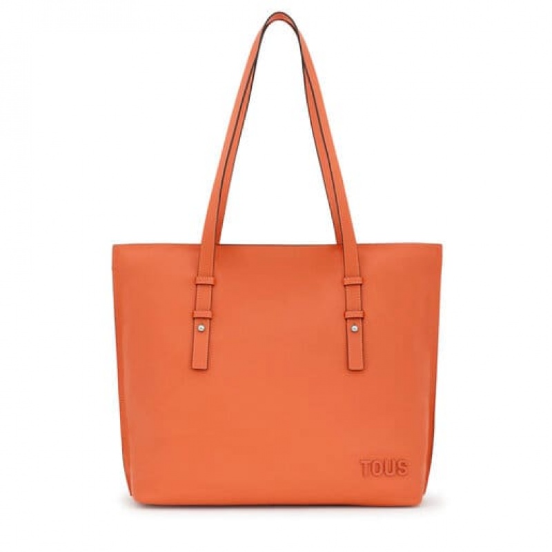 Tous Large Leder Candy Handtasche Orange | Österreich-RTBJKL864