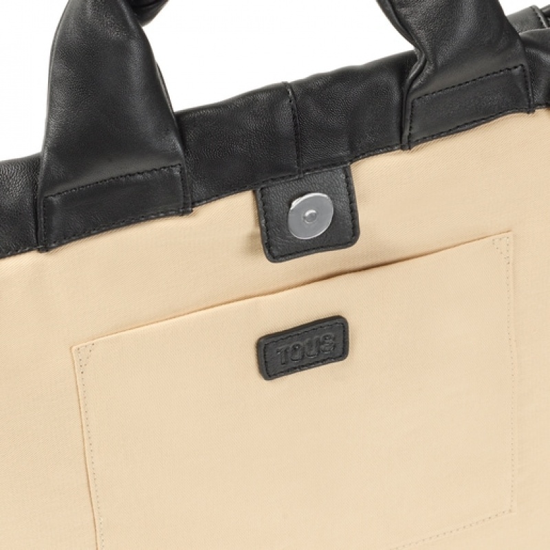 Tous Large Leder Cloud One Schultertasche Schwarz | Österreich-WEHVFP276
