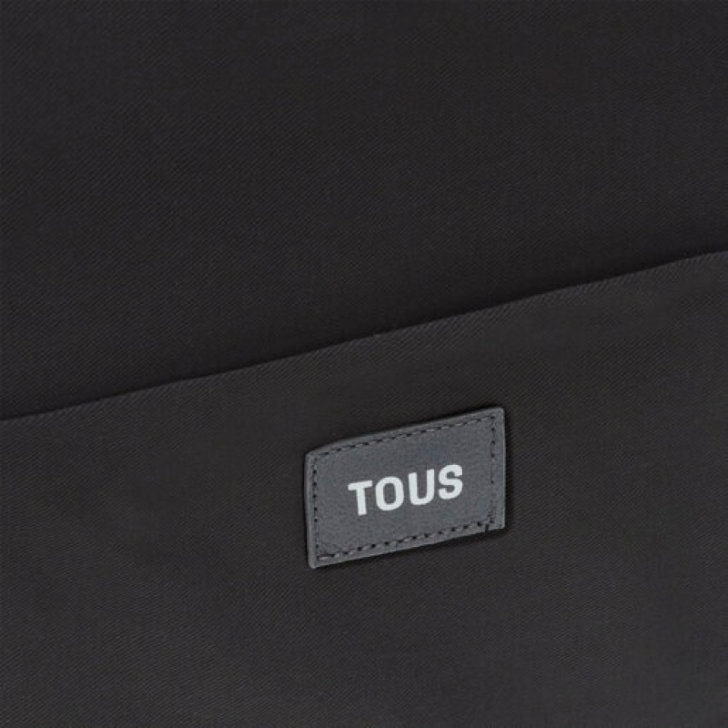 Tous Large Leder Manifesto Handtasche Dunkelgrau | Österreich-OMTVDB174
