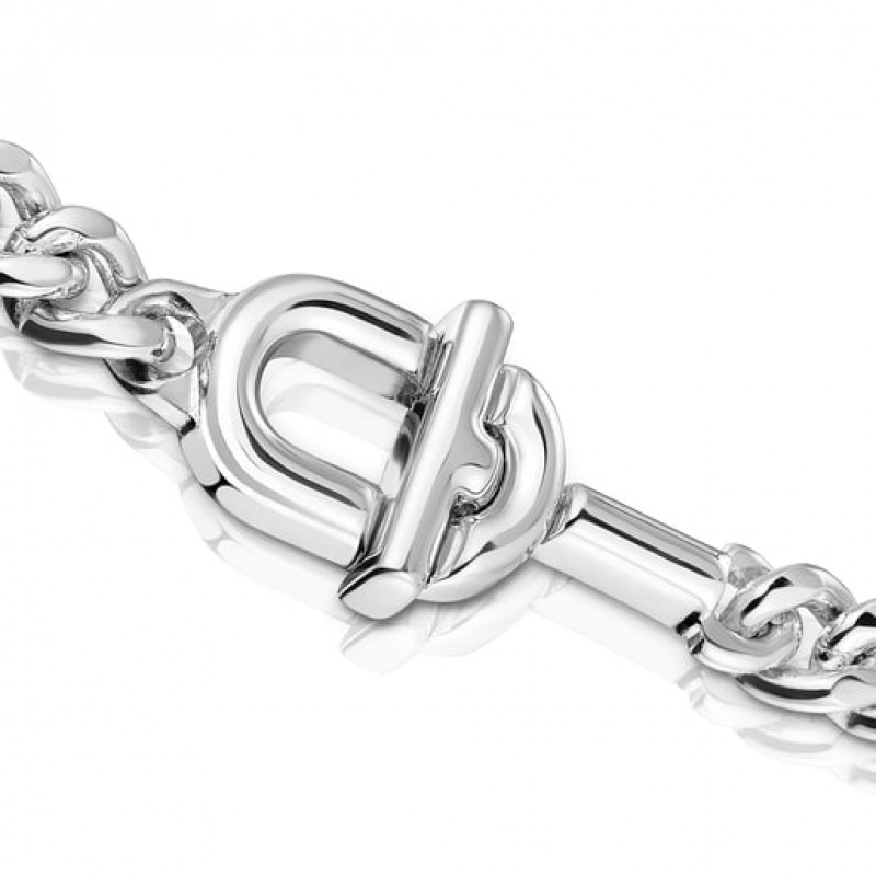 Tous Large Manifesto Curb Choker Kettenriemen Gold | Österreich-ANFIJG197
