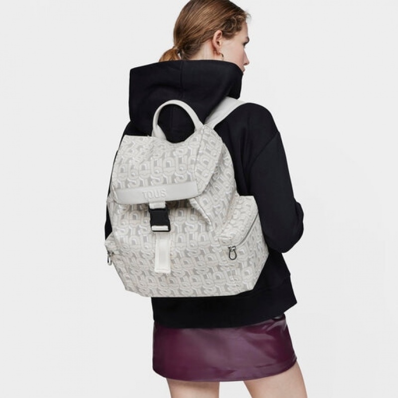 Tous Large Manifesto Rucksack Beige | Österreich-ZGOIDJ756