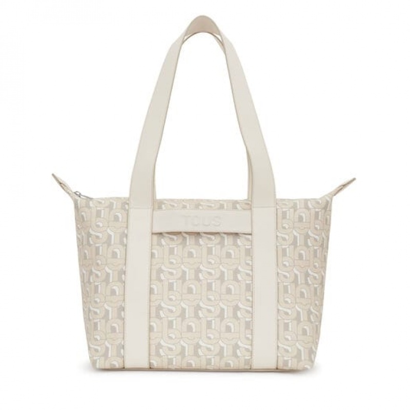 Tous Large Manifesto Tragetasche Beige | Österreich-KUOBIW391