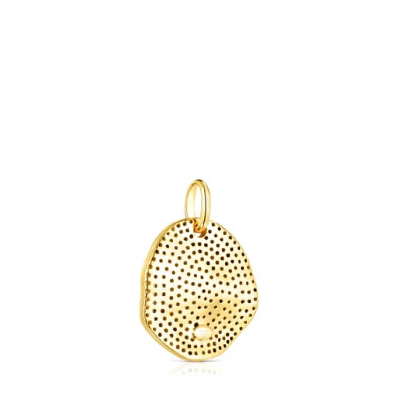 Tous Large Nenufar With Diamonds Anhänger Gold | Österreich-IQUDOK103