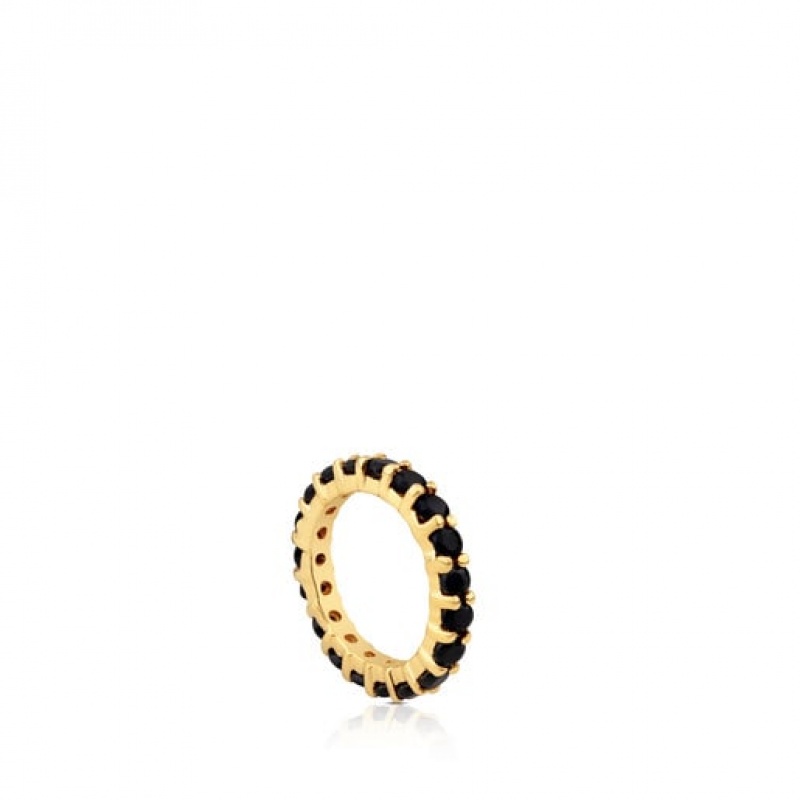 Tous Large Shield With Spinels Anhänger Gold | Österreich-KPFQMT781