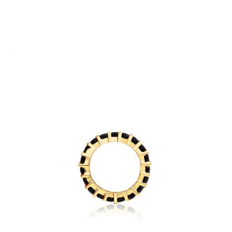 Tous Large Shield With Spinels Anhänger Gold | Österreich-KPFQMT781
