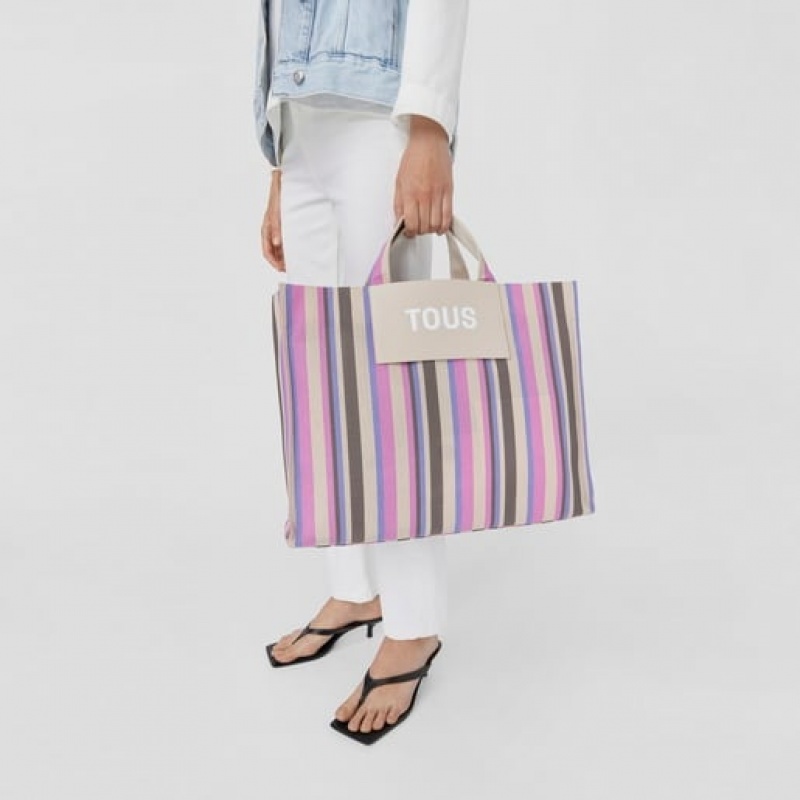 Tous Large Stripes Handtasche Mehrfarbig | Österreich-UMLGNP406