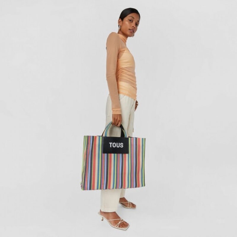 Tous Large Stripes Handtasche Mehrfarbig | Österreich-BLQUWY860