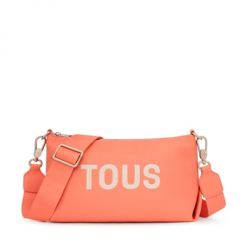 Tous Leder Balloon Umhängetasche Orange | Österreich-HBGDOW934