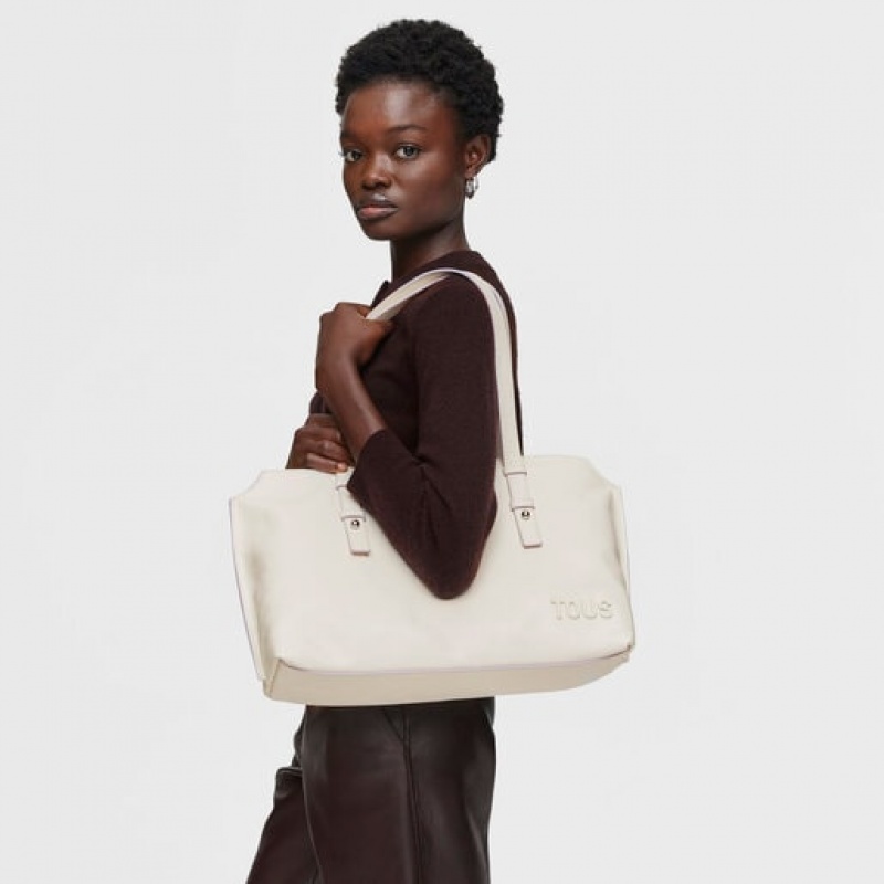 Tous Leder City Candy Handtasche Beige | Österreich-CDFMUY376