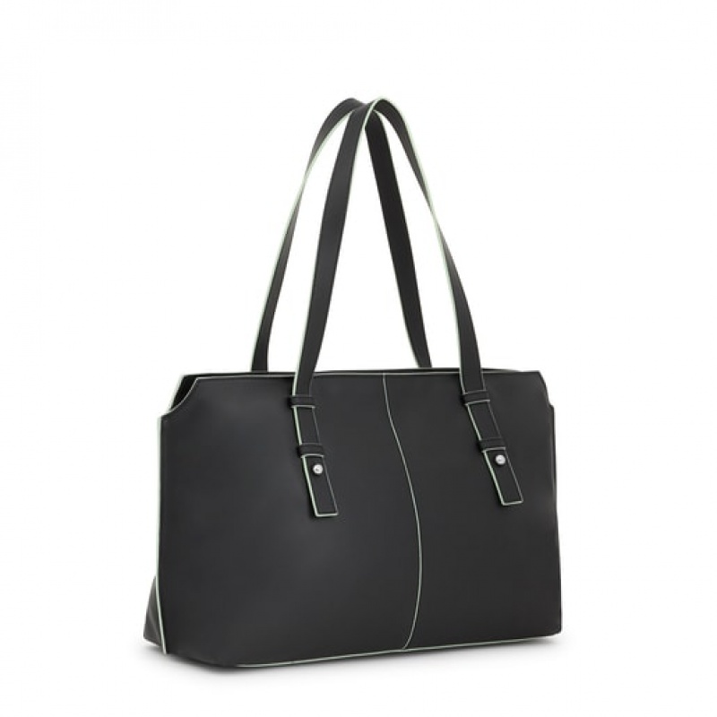 Tous Leder City Candy Handtasche Schwarz | Österreich-WVXIDK792
