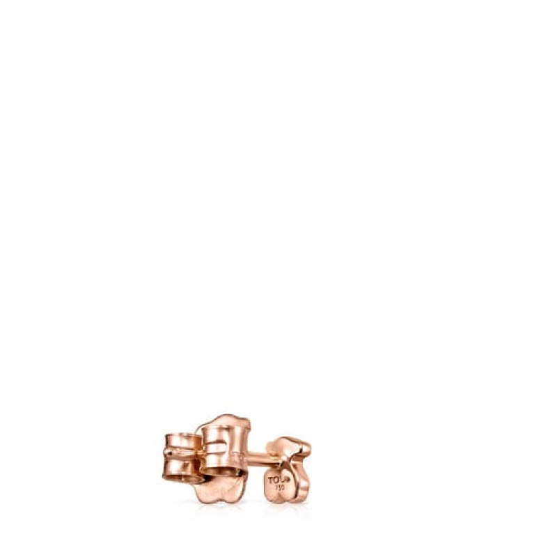 Tous Les Classiques Bear With Diamonds Ohrringe Rosa Gold | Österreich-QEMNUP625