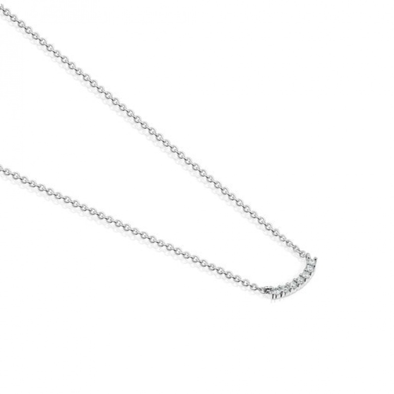 Tous Les Classiques Diamonds Halskette Silber | Österreich-WKVTMC203