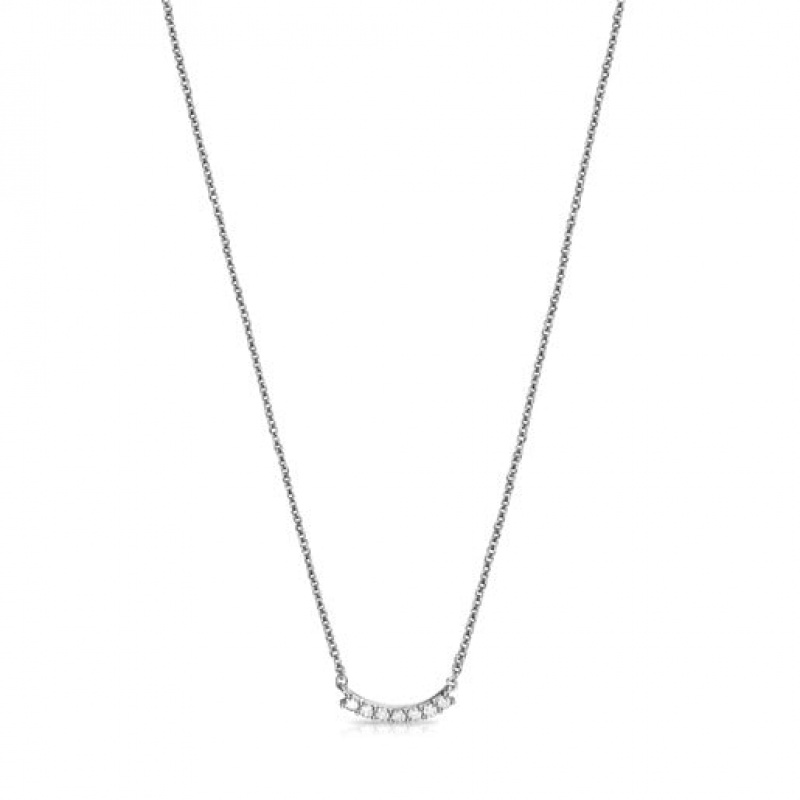 Tous Les Classiques Diamonds Halskette Silber | Österreich-WKVTMC203